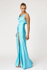 Monroe Dress - Lagoon Blue