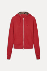 Weekend Zip Up Hoodie - Strawberry Red