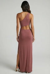 Amalfi Afterglow One Shoulder Maxi Dress