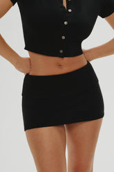 x Khy Briar Cloud Knit Skirt - Midnight Serenade