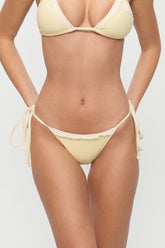 Mackenzie Terry Cheeky Bikini Bottom - Lemon