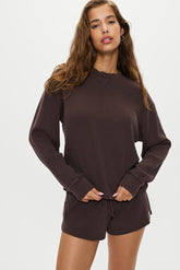 Noah Thermal Long Sleeve Shirt - Walnut