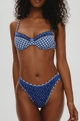 Presley High Waisted Bikini Bottom - Starry Night
