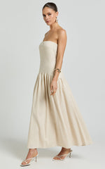 Seven Wonders - Danica Midi Dress in Latte