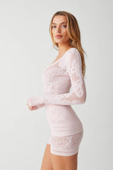 Amélie Seamless Long Sleeve Shirt - Ballet Slipper