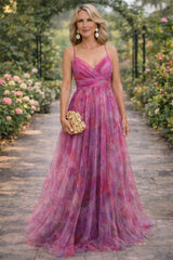 Giselle™ Floral Maxi Dress – Elegant, Flowing Silhouette with Bold Florals