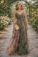 Giselle™ Floral Maxi Dress – Elegant, Flowing Silhouette with Bold Florals