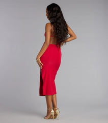 Dangerous Romance Chain Midi Dress