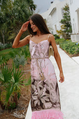 Iggy Dress-Chocolate/Pink