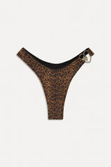 x BELLA HADID Full Moon Bikini Bottom - Lucky Leopard