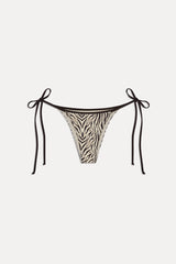 Mackenzie Skimpy String Bikini Bottom - Zebra