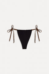 x BELLA HADID Tia Skimpy Bikini Bottom - Lucky Leopard