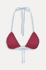 Tidal Polka Dot Bikini Top - Tuscany