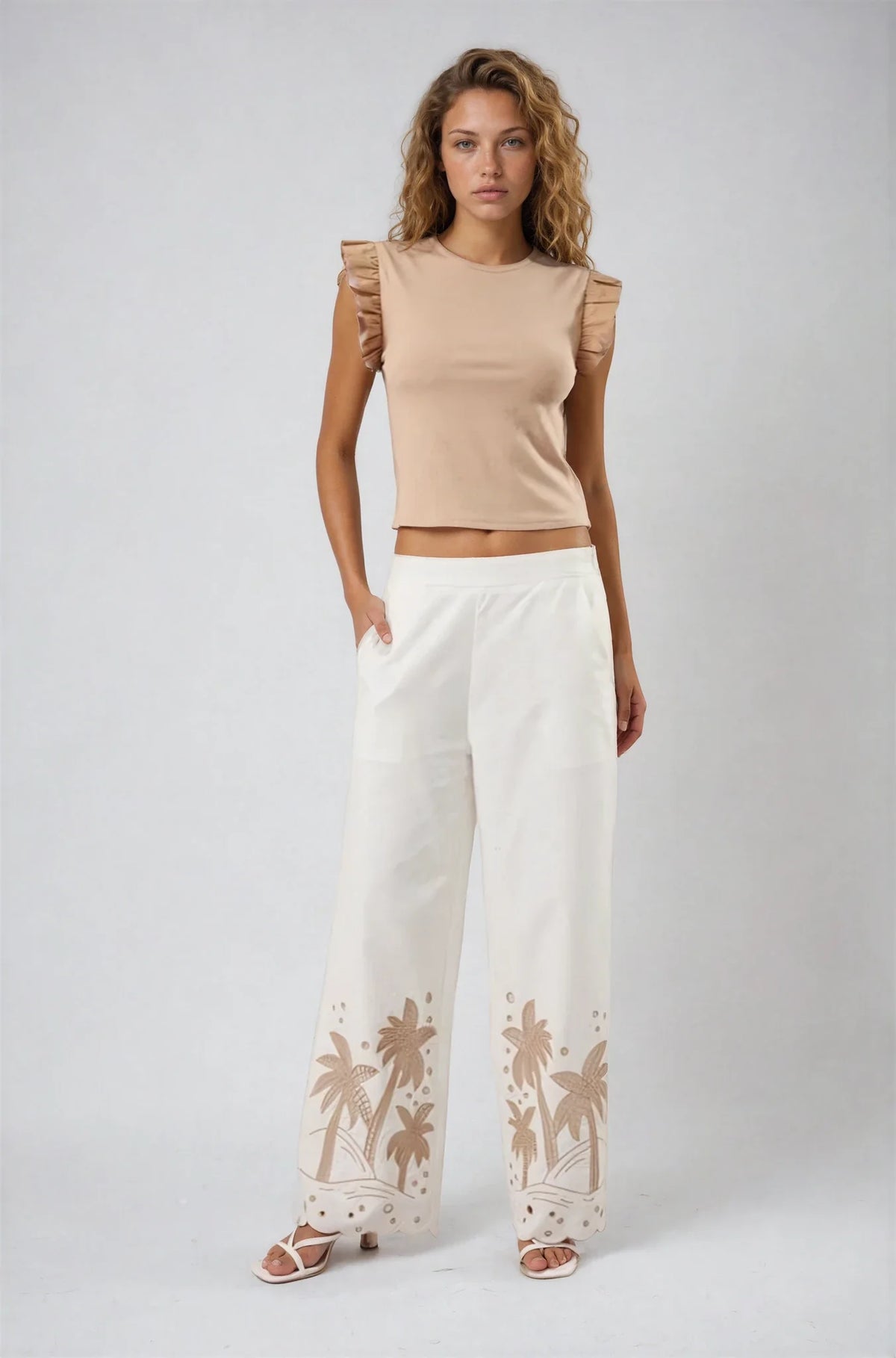Royal Palm Linen Pants