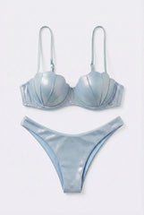 Shiny Mermaid Seashell Bikini