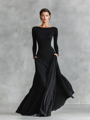 Effortless Elegance Maxi Dress — Flowing Silhouette for Any Occasion