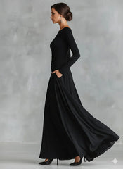 Effortless Elegance Maxi Dress — Flowing Silhouette for Any Occasion
